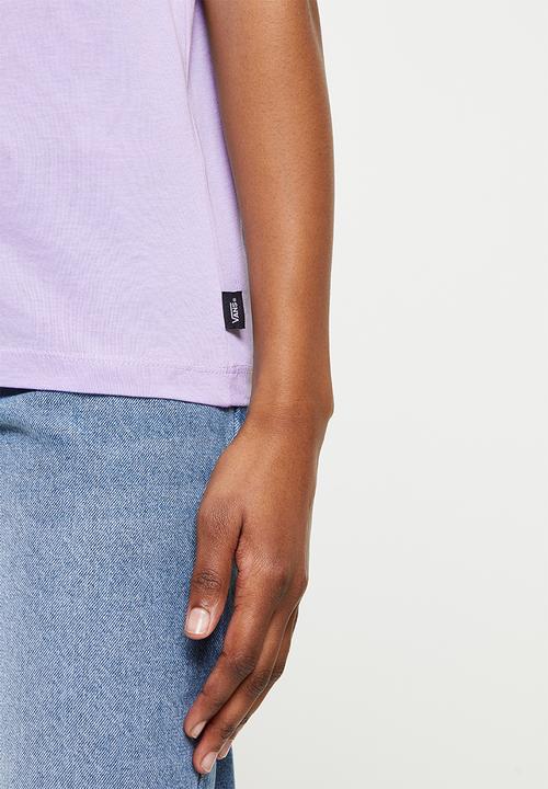 Vans - Mixed up gingham bff tee - languid lavender