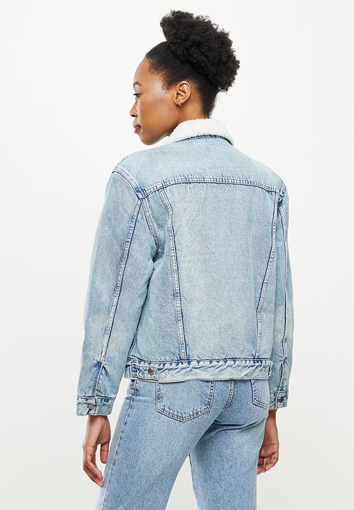 Levi’s® - Ex bf sherpa trucker strangerways - blue