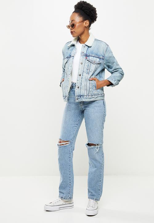 Levi’s® - Ex bf sherpa trucker strangerways - blue