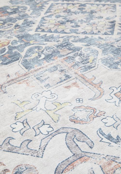 Fotakis - Option rug - antique rust & teal blue