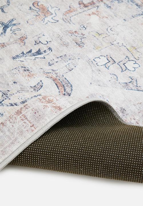 Fotakis - Option rug - antique rust & teal blue
