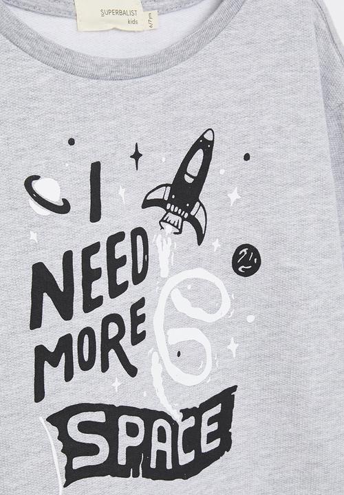 Superbalist Kids - Boys nasa crew sweatshirt - grey