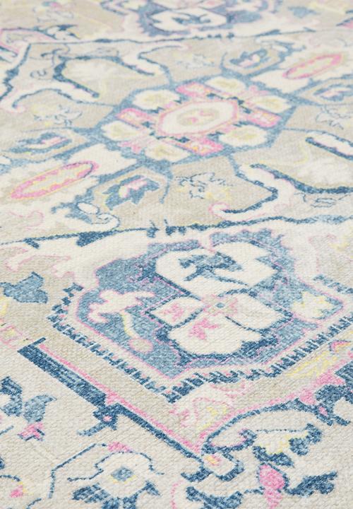 Sixth Floor - Eve printed rug - jaya pink