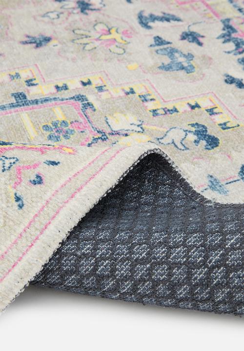 Sixth Floor - Eve printed rug - jaya pink