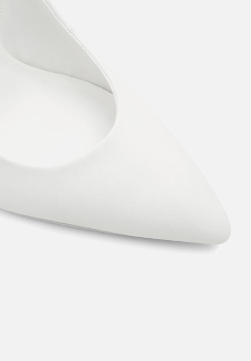 Call It Spring - Laurelle court heel - white