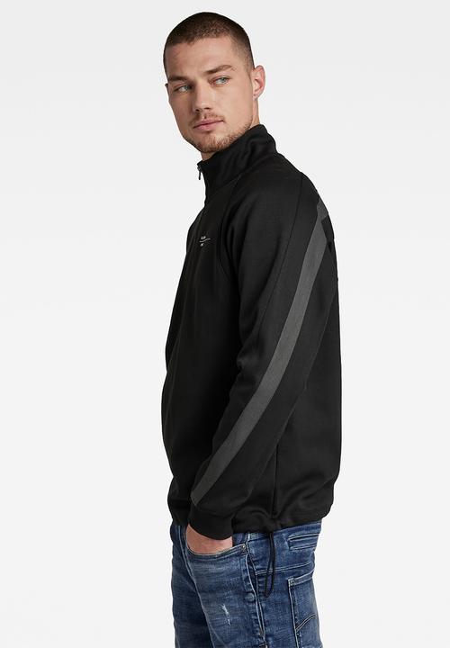 G-STAR - Astro wrap half zip sw - black