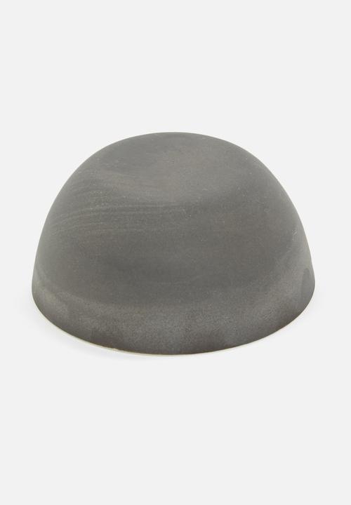 Urchin Art - Set of 2 pinch pot - black & white