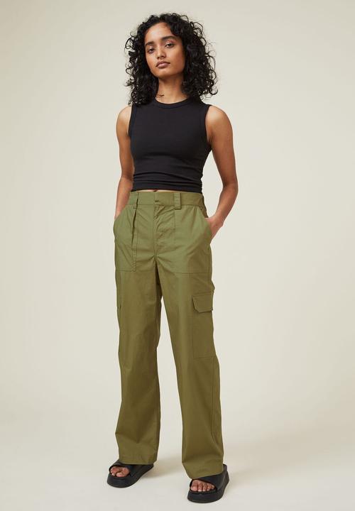 Cotton On - Scout cargo pant - khaki green