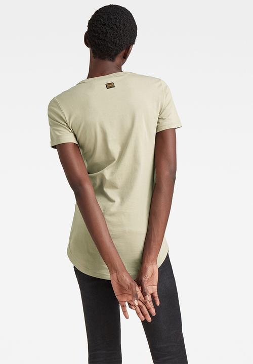 G-STAR - Raw. cvrd long slim r t - lt moss