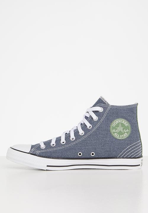 Converse - Chuck Taylor All Star stitched recycled canvas hi - expressive craft