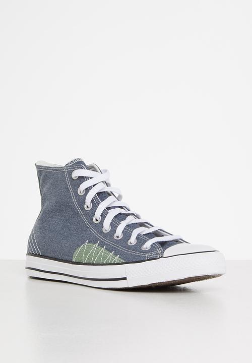 Converse - Chuck Taylor All Star stitched recycled canvas hi - expressive craft