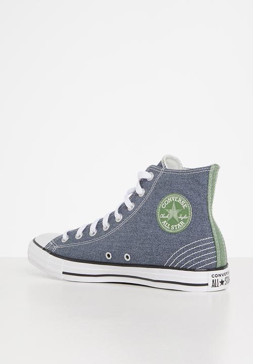 Converse - Chuck Taylor All Star stitched recycled canvas hi - expressive craft