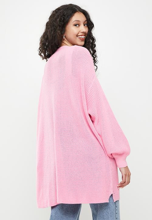 Cotton On - Everyday boyfriend cardigan - retro pink