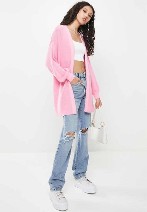 Cotton On - Everyday boyfriend cardigan - retro pink