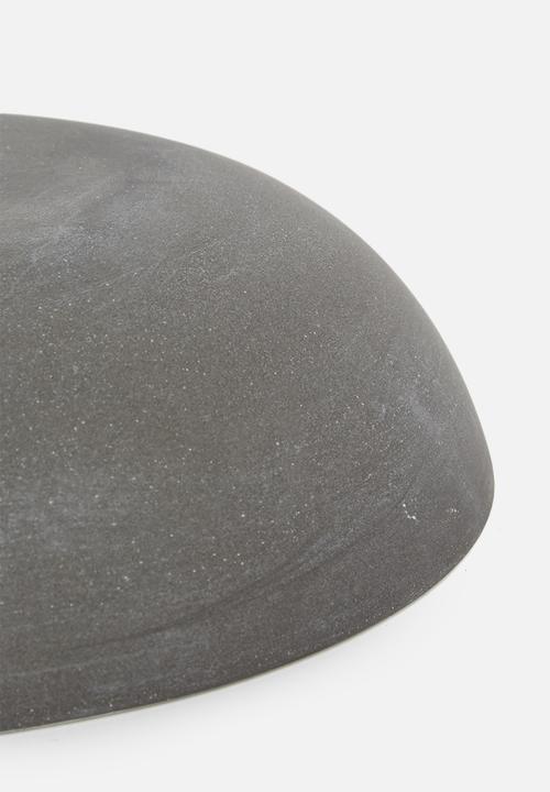 Urchin Art - Matte serving bowl - black & white