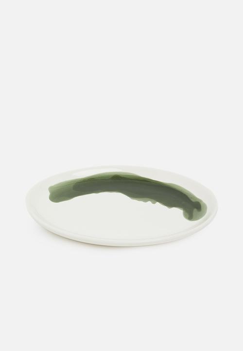 Urchin Art - Oval platter - ivy watercolour