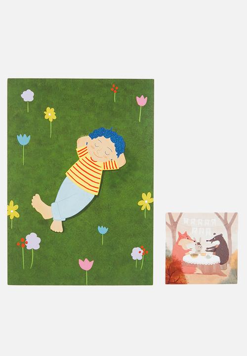 Eden Marais - Field of flowers - boy print