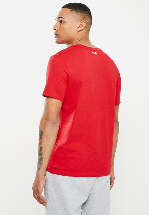 FILA - Deckle T-shirt - chinese red