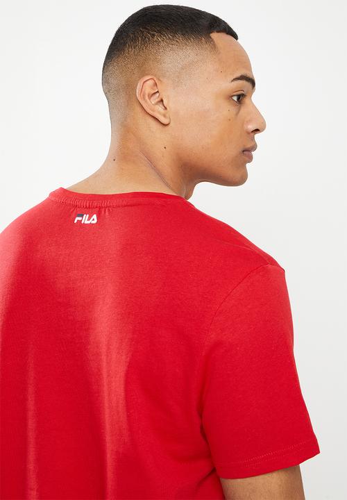 FILA - Deckle T-shirt - chinese red