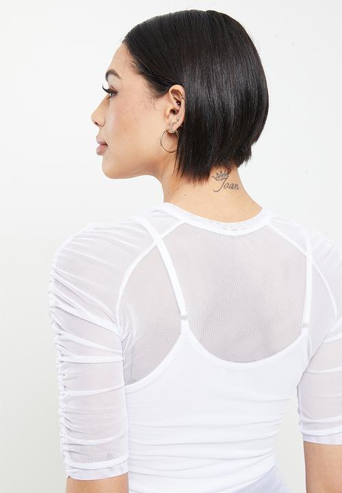 AMANDA LAIRD CHERRY - Didima top - white
