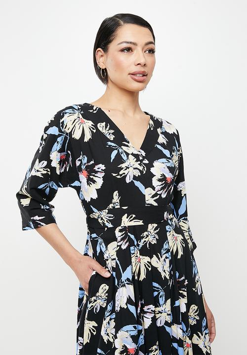 AMANDA LAIRD CHERRY - Tugela dress - black