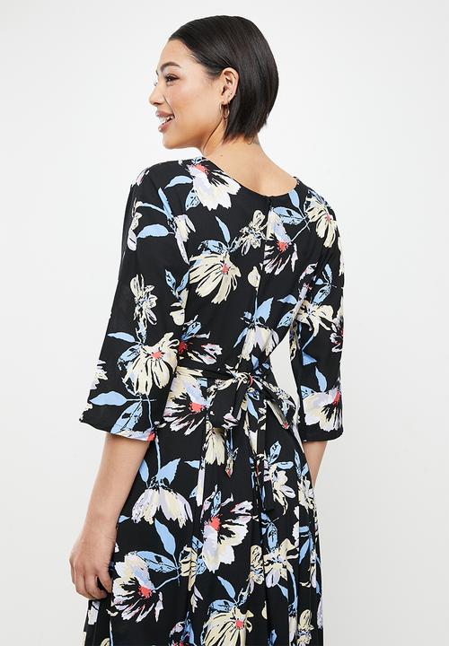 AMANDA LAIRD CHERRY - Tugela dress - black
