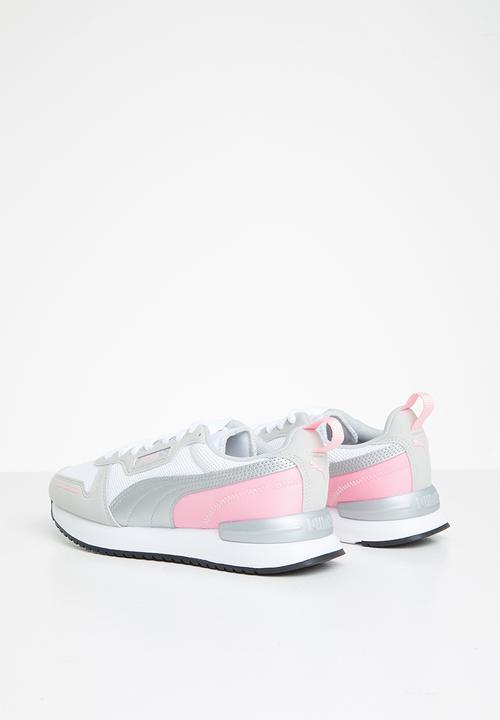 PUMA - Puma r78 jr - puma white-puma silver-parfait pink
