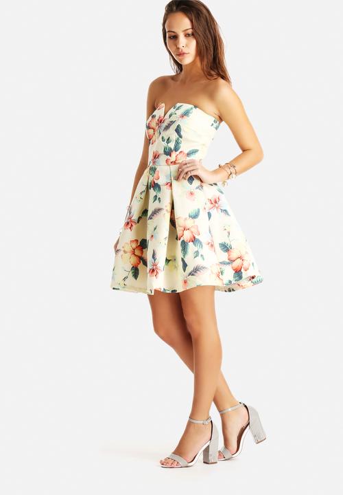 ax paris floral skater dress