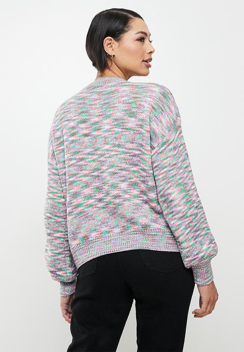 Stella Morgan - Marl knitted multicolour jersey - lilac