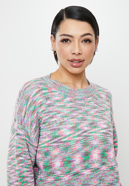 Stella Morgan - Marl knitted multicolour jersey - lilac