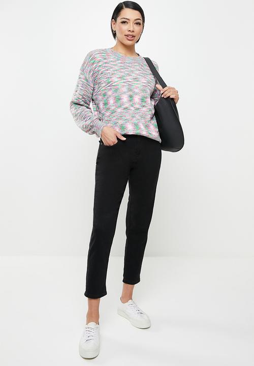 Stella Morgan - Marl knitted multicolour jersey - lilac