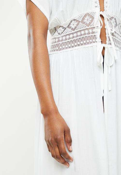 dailyfriday - Long bohemian kaftan - white