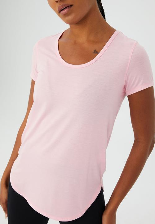 Cotton On - Gym T-shirt - pink soda