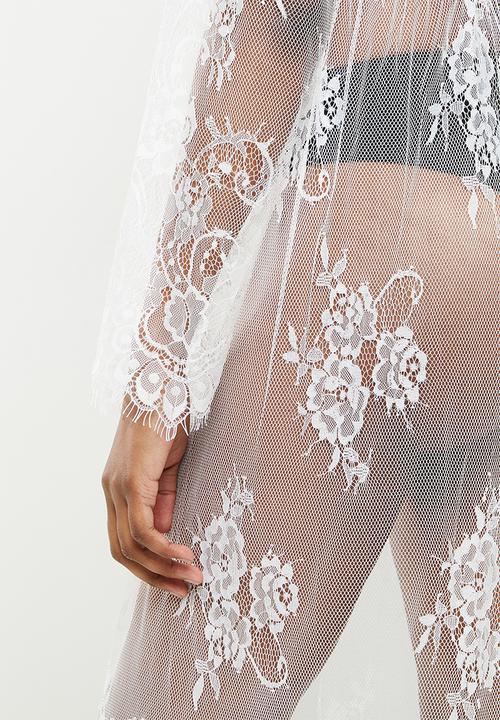 dailyfriday - Boho lace kaftan - white