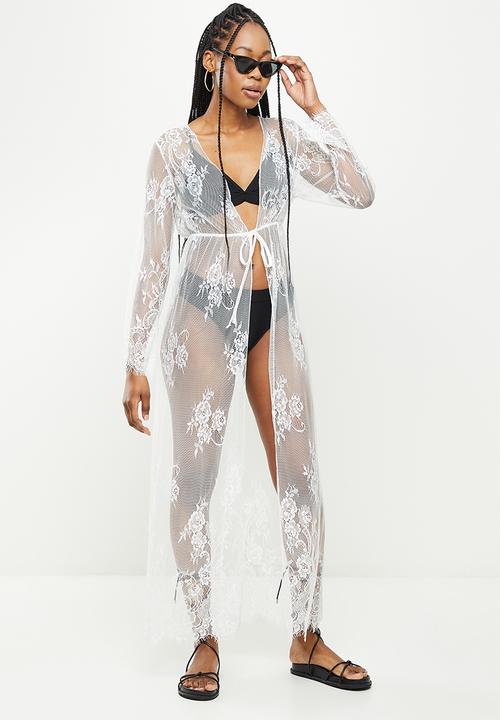 dailyfriday - Boho lace kaftan - white