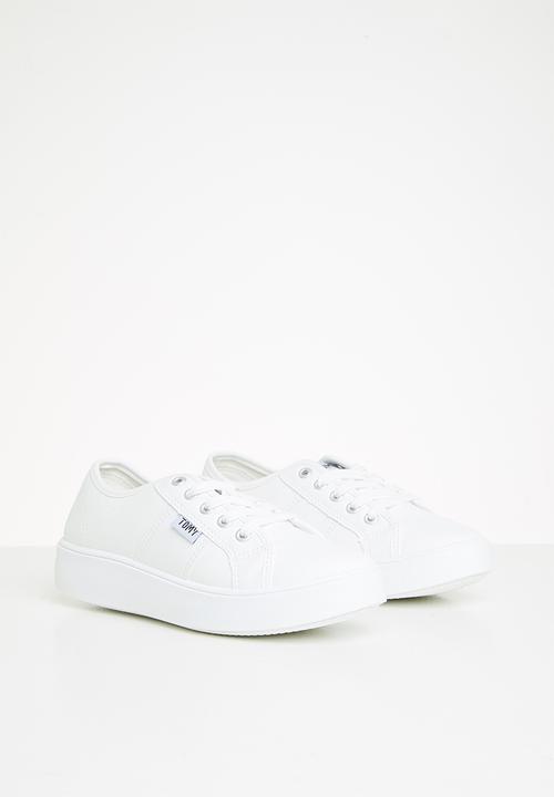TOMY - Platform sneaker - white