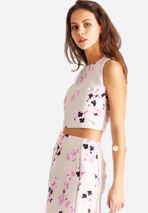 AX Paris - Floral Crop Top
