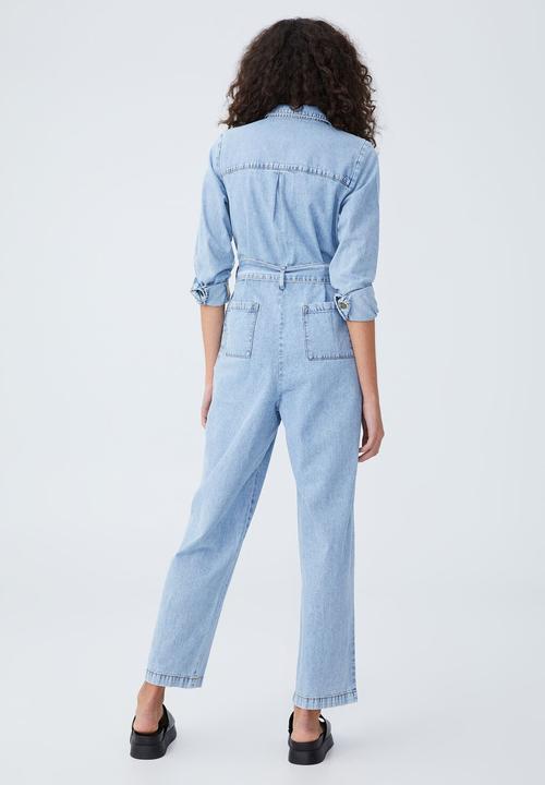 Cotton On - Boiler suit - mid wash