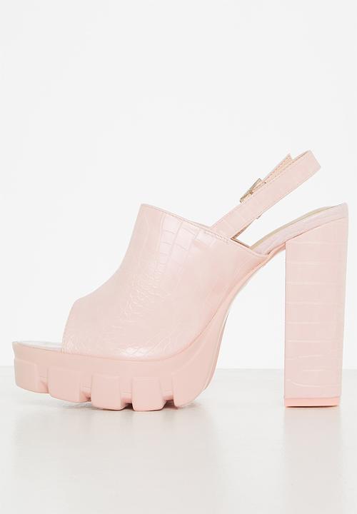 Rock & Co - Movida 2 slingback block heel - pink