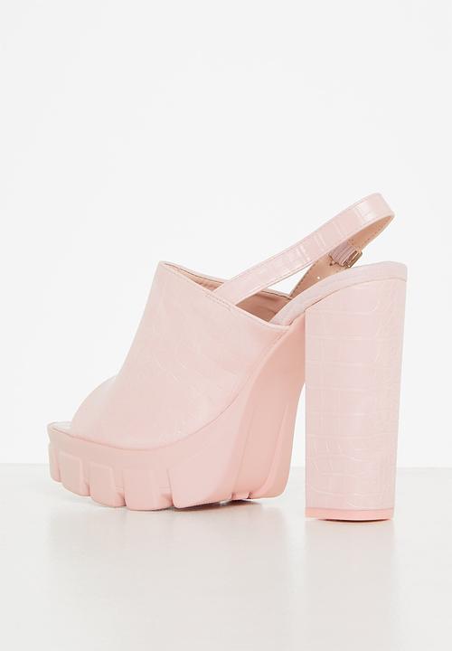Rock & Co - Movida 2 slingback block heel - pink