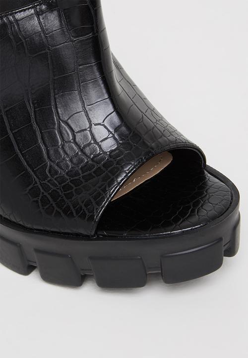 Rock & Co - Movida 2 slingback block heel - black