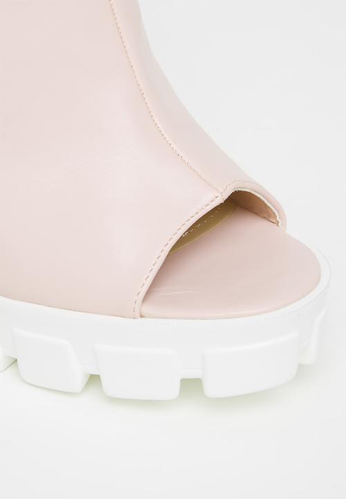 Rock & Co - Onyx 1 ankle tie block heel - pink
