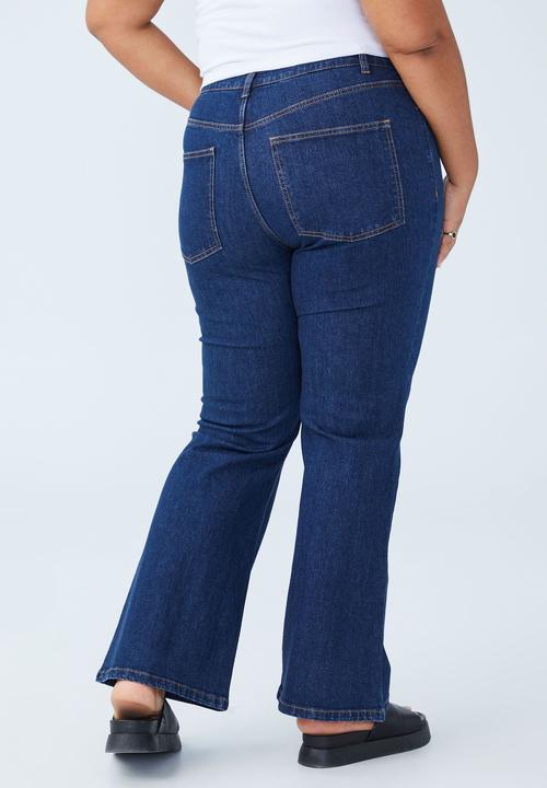 Cotton On - Curve original flare jean - rinse