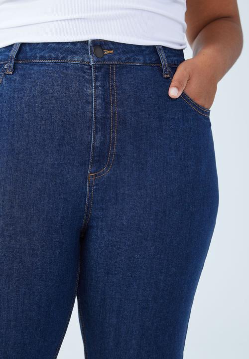 Cotton On - Curve original flare jean - rinse
