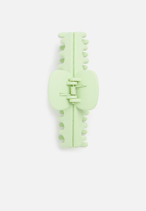 Rubi - Rachel hair claw - green
