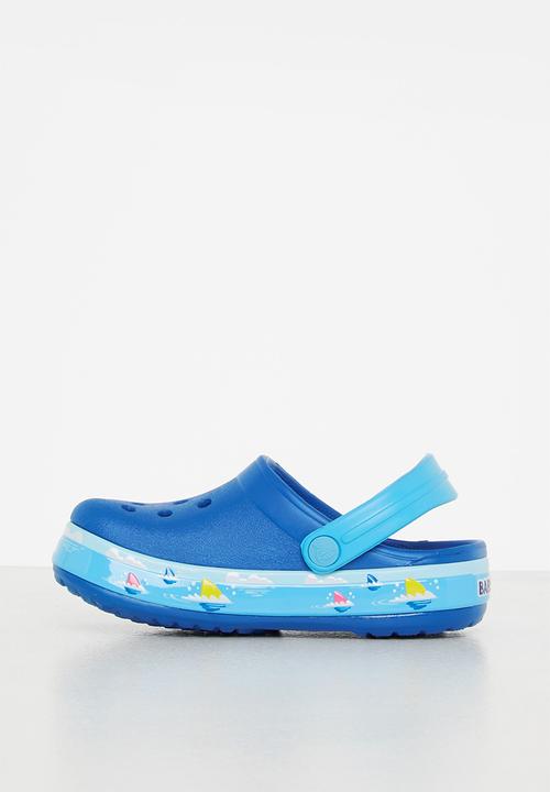 Crocs - Crocsflbaby shark band clog t - bright cobalt