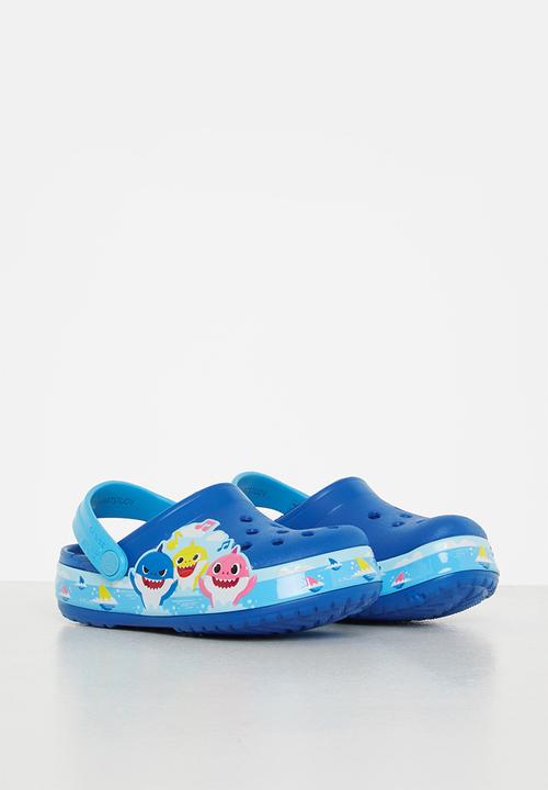 Crocs - Crocsflbaby shark band clog t - bright cobalt
