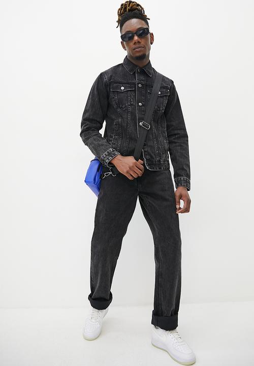 STYLE REPUBLIC - Denim trucker jacket - black acid wash