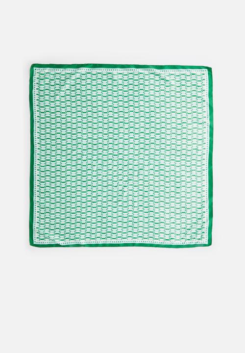 Rubi - Versatile scarf - green sia geo