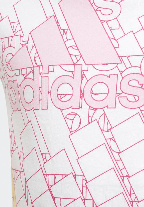 adidas Originals - G es bl tee - white/clear pink/team real magenta